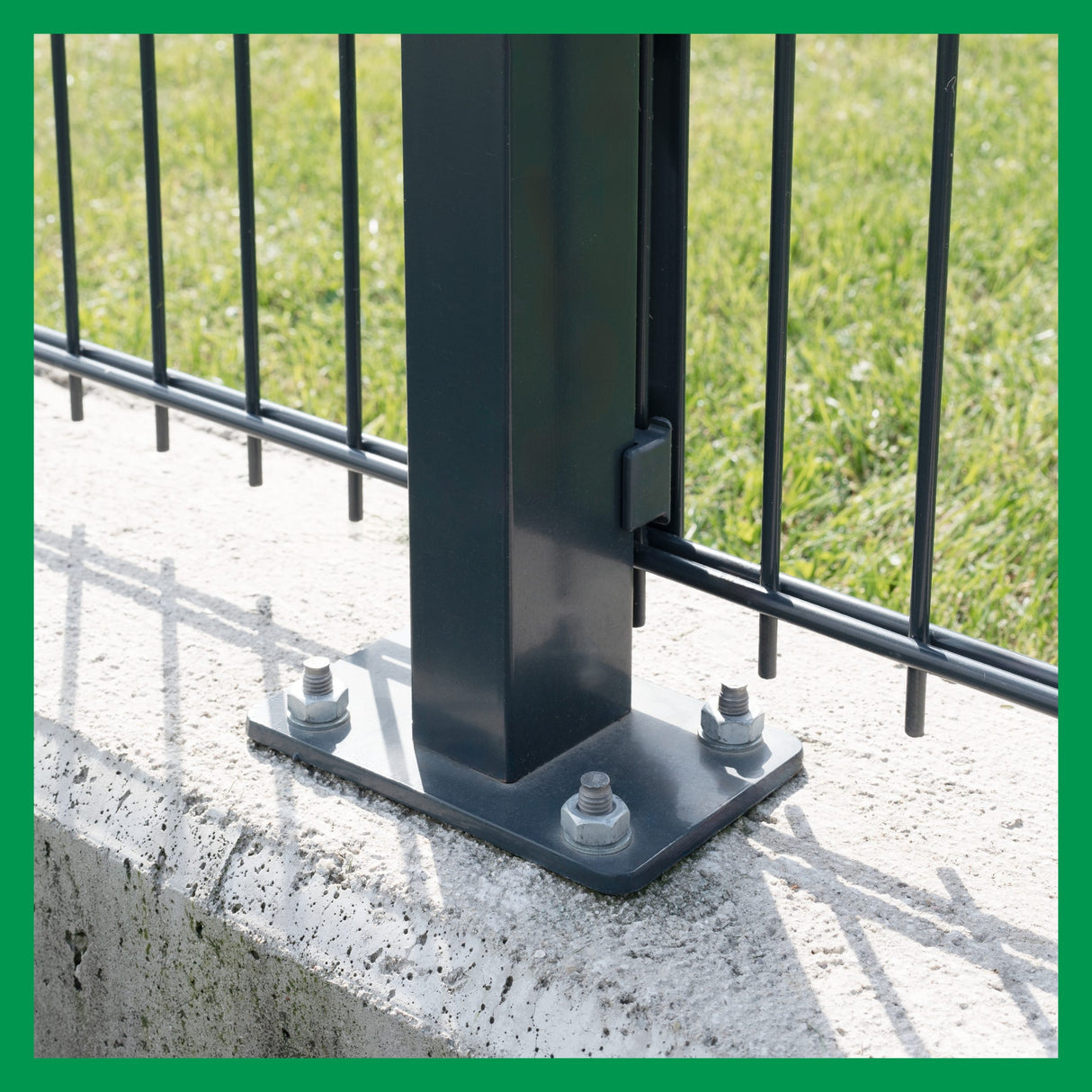 Dübelplatte für Steher 60/40 mm / verstärkt / H: 30 cm