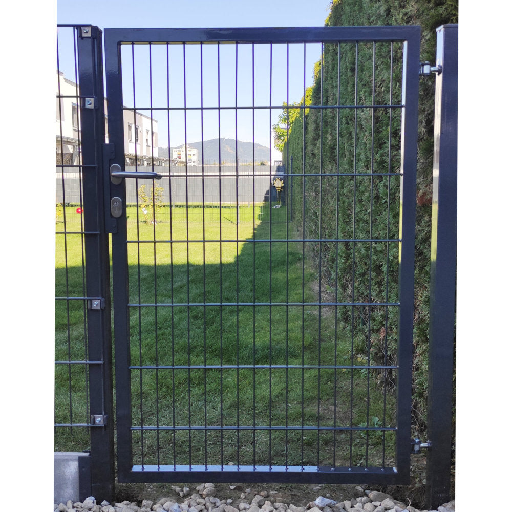 Flügeltor "BASIC" 1-flügelig inkl. Steher / LW: 125 cm