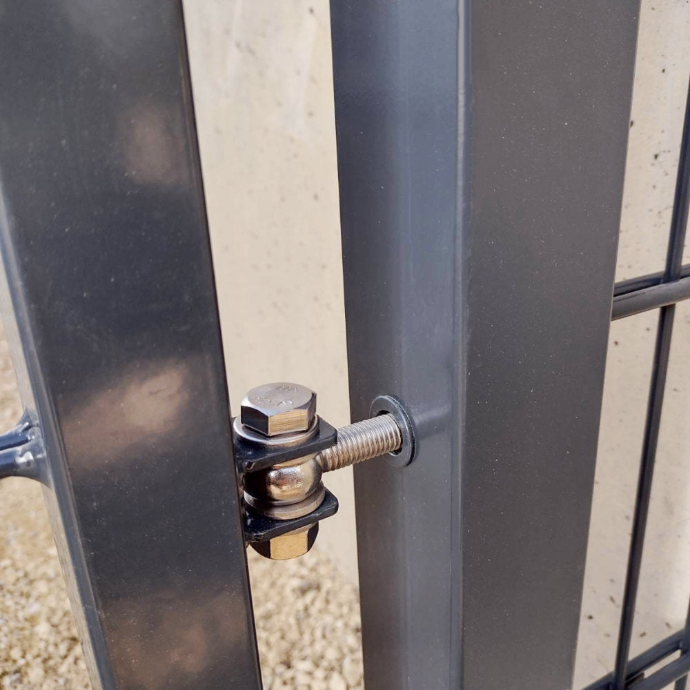 Flügeltor "BASIC" 2-flügelig inkl. Steher / LW: 400 cm