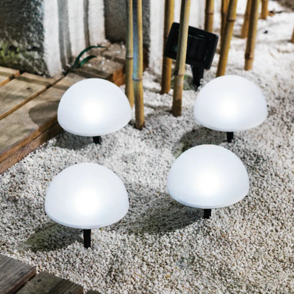 LED Solar Bodenleuchten 4er Pack